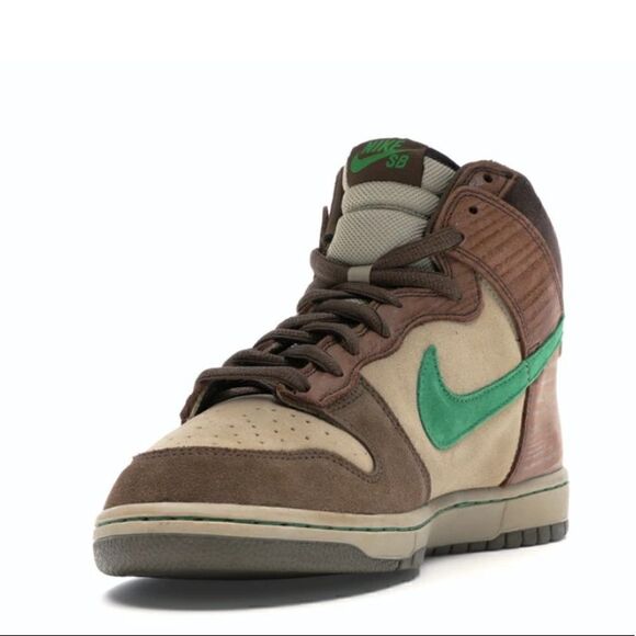 NIKE Dunk High Premium SB WOOD DECK (2007). |Size: US 5 / EU 37.5| - Picture 8 of 11